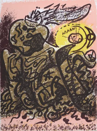 石版画 Masson - Caliban, 1965