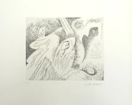 蚀刻版画 Masson - Cérémonie gnostique