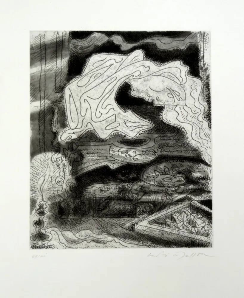 蚀刻版画 Masson - Chambre hantée