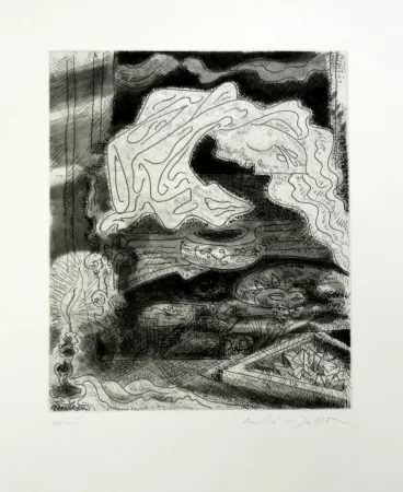 蚀刻版画 Masson - Chambre hantée