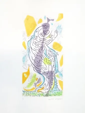 蚀刻版画 Masson - Charmeuses de papillons 