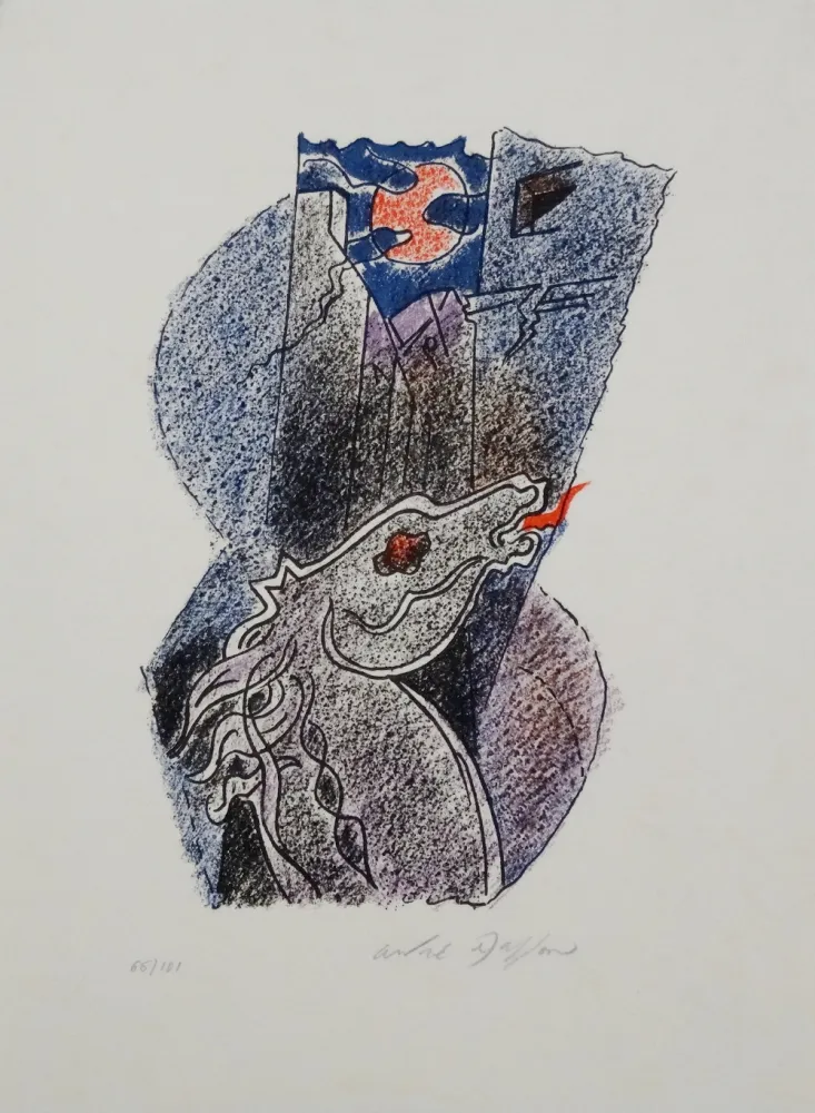 石版画 Masson - Cheval