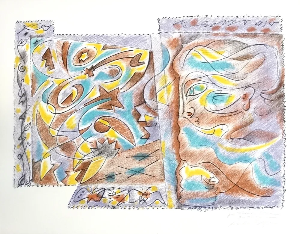 石版画 Masson - Composition