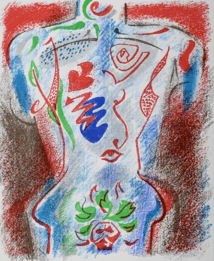 石版画 Masson - Composition, 1972