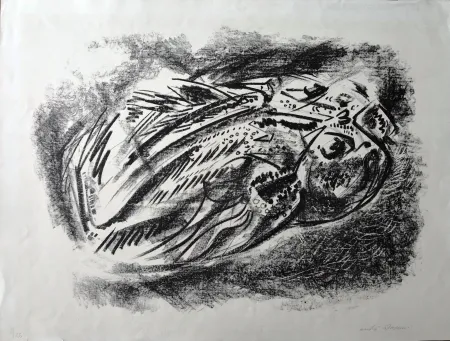 石版画 Masson - Composition 3