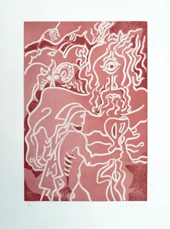 蚀刻版画 Masson - Cyclope