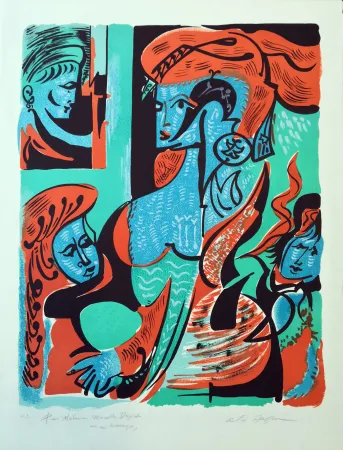 石版画 Masson - Dames