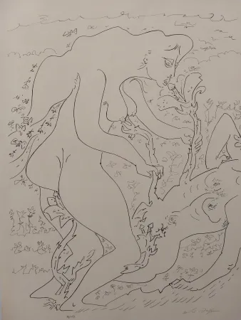 石版画 Masson - Erotic land