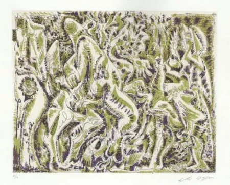 蚀刻飞尘法 Masson - Garden party