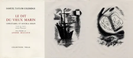 插图书 Masson - LA CHANSON DU VIEUX MARIN.24 lithographies originales.