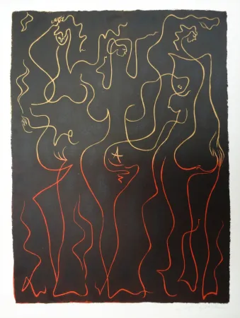 石版画 Masson - La danse