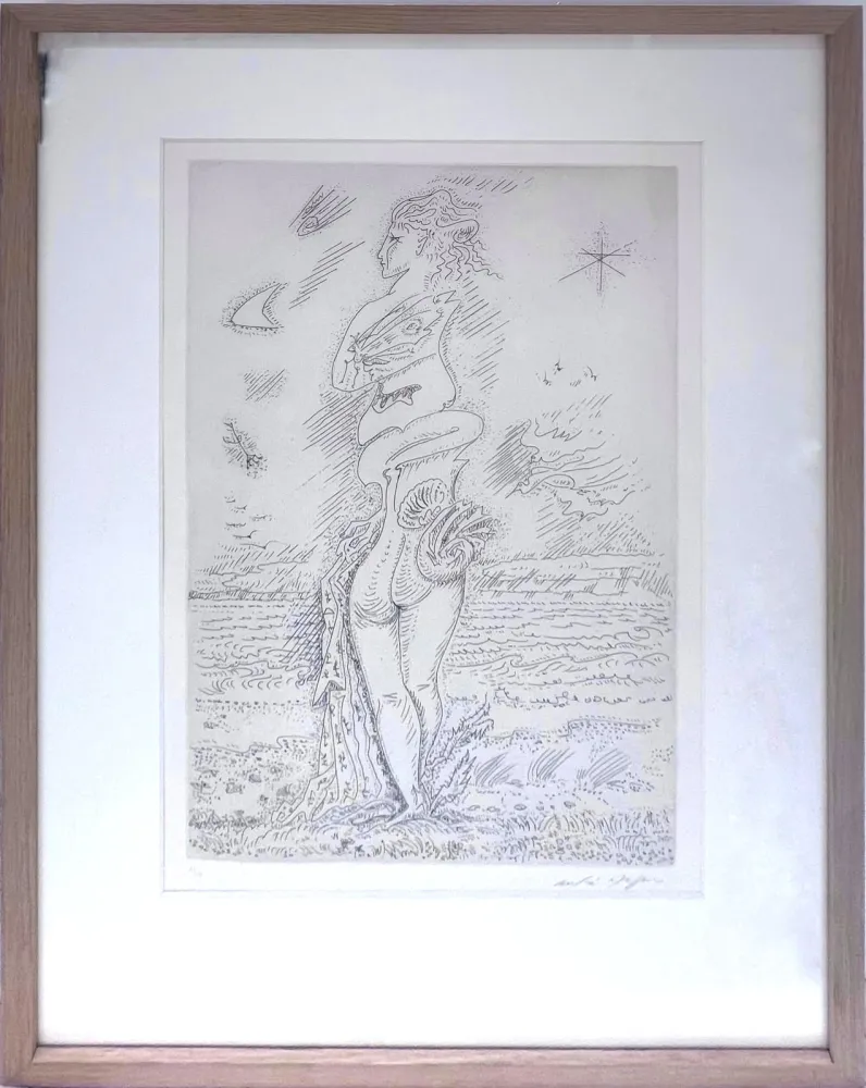 蚀刻版画 Masson - La jeunesse d'Isis 