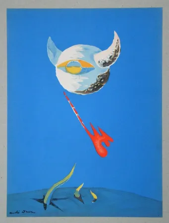 石版画 Masson - La lune