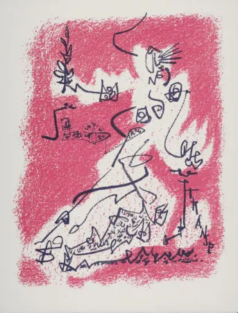 石版画 Masson - Le Départ, 1972