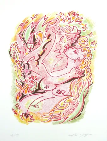 石版画 Masson - Les sonnets de Louise Labé 3