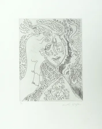 蚀刻版画 Masson - Lilith