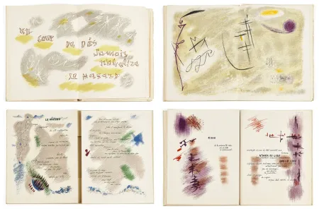 插图书 Masson - Mallarmé : UN COUP DE DÉS JAMAIS N'ABOLIRA LE HASARD. 28 lithographies originales en couleurs (1961)
