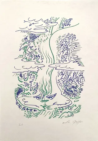 石版画 Masson - Maria tu sais