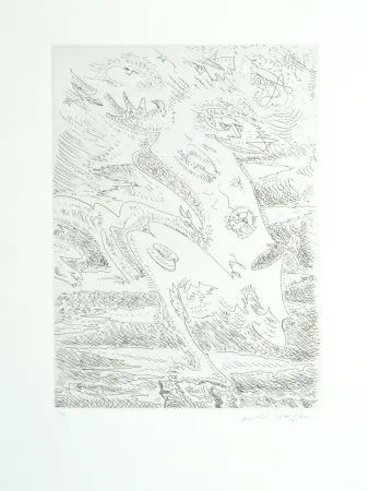 蚀刻版画 Masson - Métamorphose sur la cime