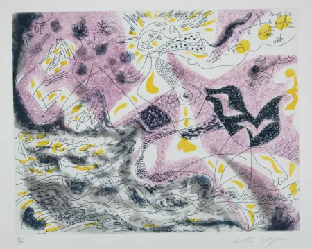 石版画 Masson - Naïades