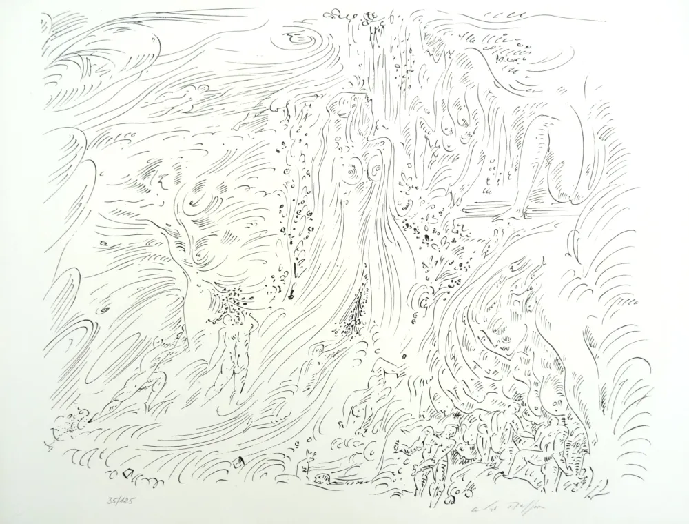 石版画 Masson - Naïades