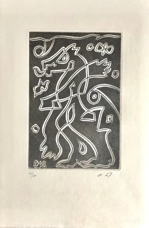 蚀刻飞尘法 Masson - Ô mésange, ô peut-être