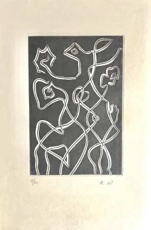 蚀刻飞尘法 Masson - Ô mésange, ô peut-être