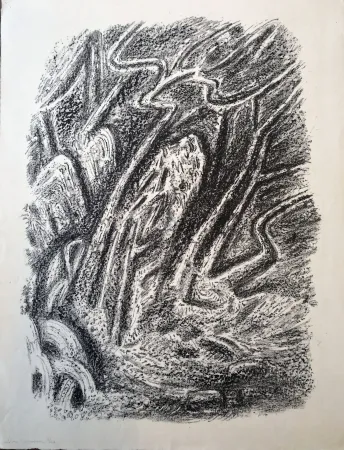 石版画 Masson - Paysage au Cascatelles