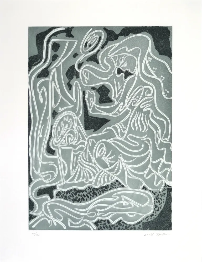 蚀刻版画 Masson - Pénélope