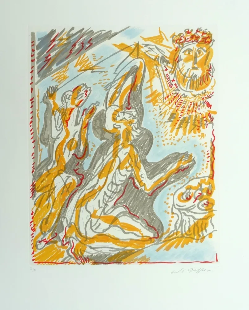 蚀刻飞尘法 Masson - Philémon et Baucis