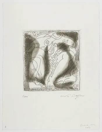 版画 Masson - Poissonière ou La femme au poisson (Poissonière or The Fishwoman)