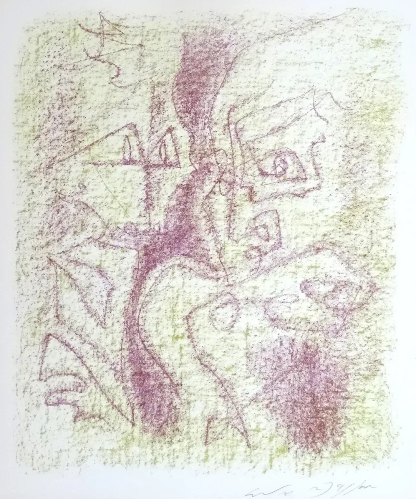石版画 Masson - Pour Kahnweiler