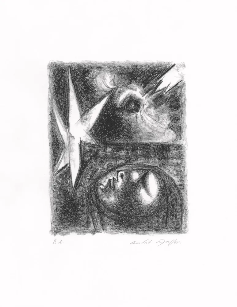 石版画 Masson - Résurrection