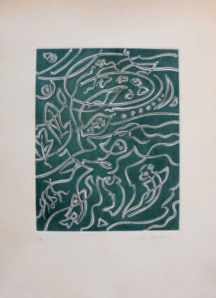版画 Masson - Sans titre