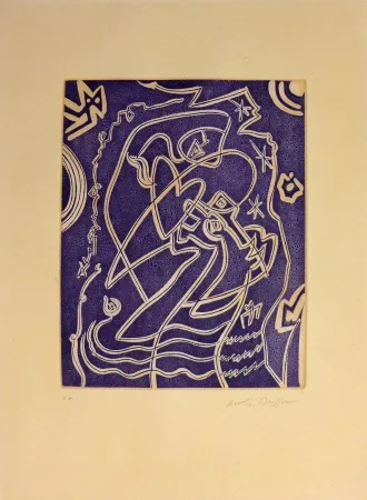 版画 Masson - Sans titre