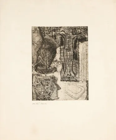 蚀刻版画 Masson - SIGNES ou Frontispice de 