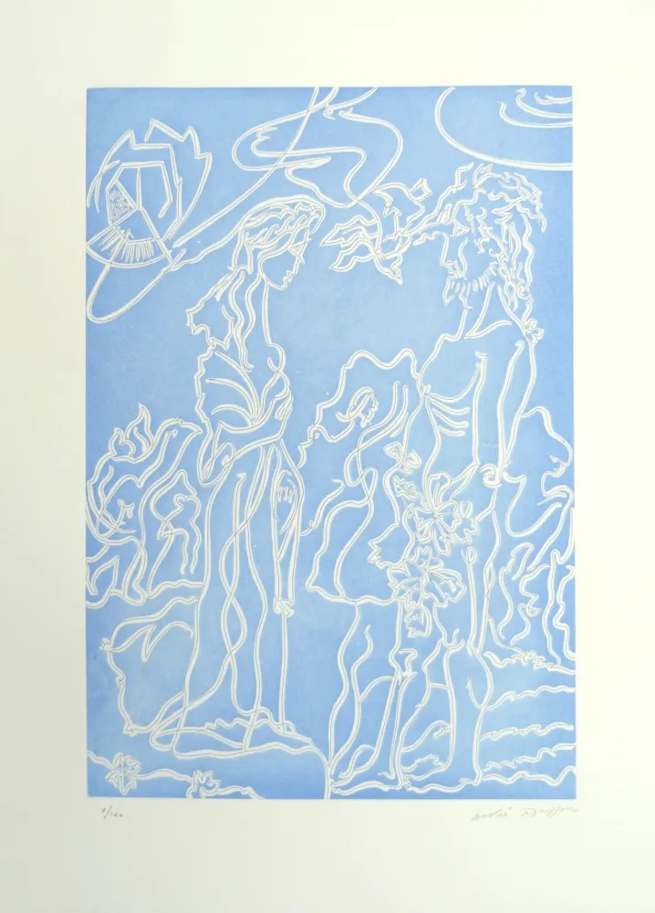 版画 Masson - Ulysse et Nausicaa