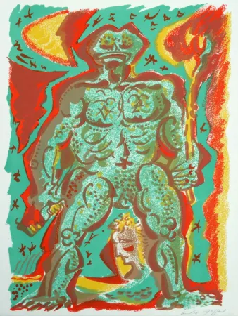 石版画 Masson - Variation sur l’imaginaire