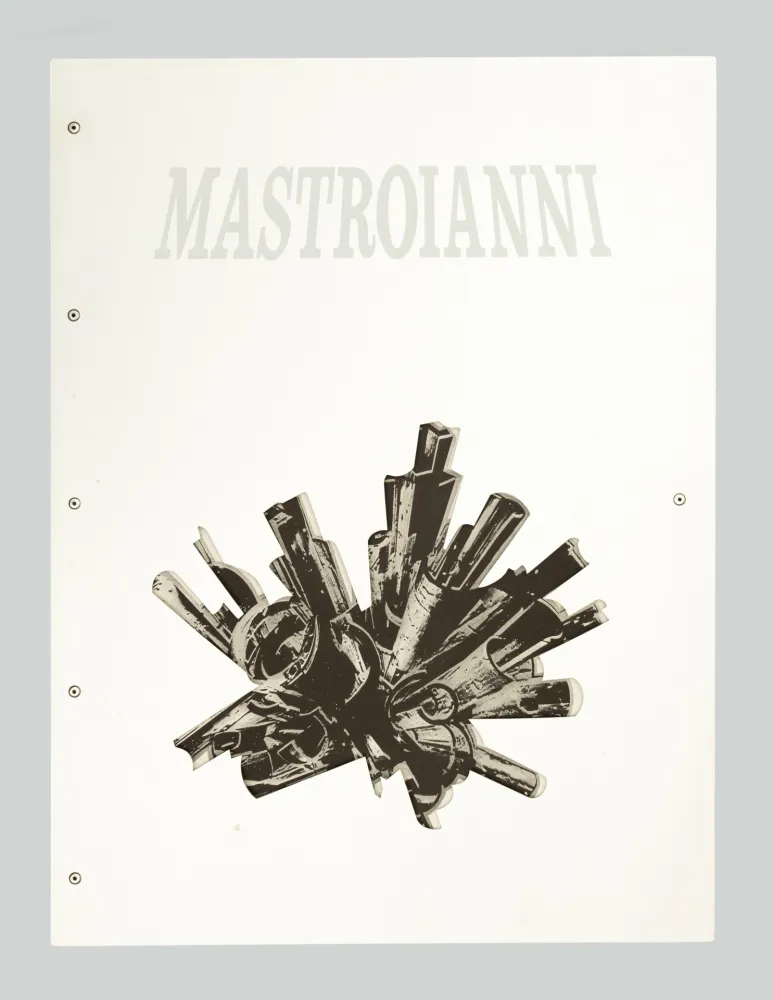 版画 Mastroianni  - Il segno e l'uomo