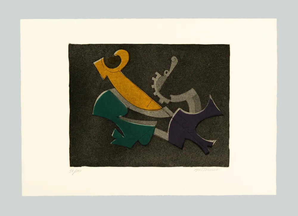 版画 Mastroianni  - Omaggio all'Ariosto