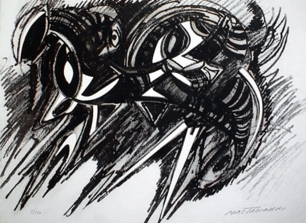 蚀刻飞尘法 Mastroianni  - Senza titolo