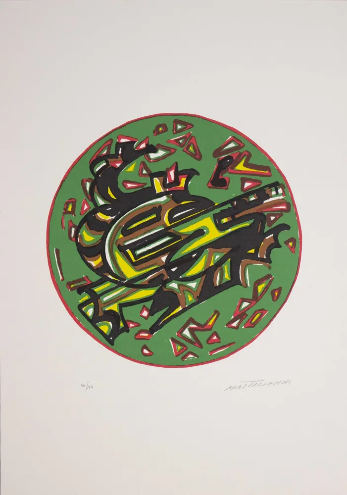 丝网印刷 Mastroianni  - Trinità