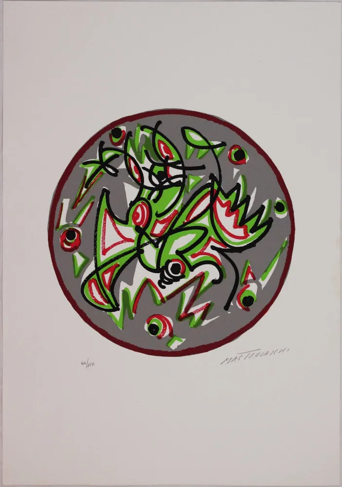 丝网印刷 Mastroianni  - Trinità