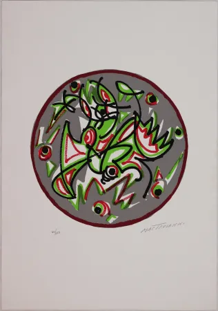 丝网印刷 Mastroianni  - Trinità