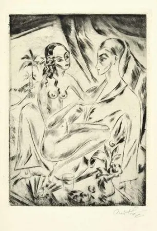 版画 Mathey - Sechs Radierungen zu Hans Bethge's Satuila