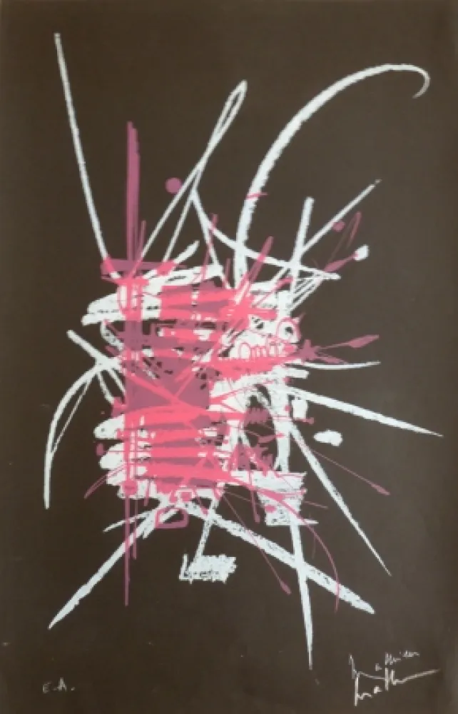 石版画 Mathieu - Sans titre