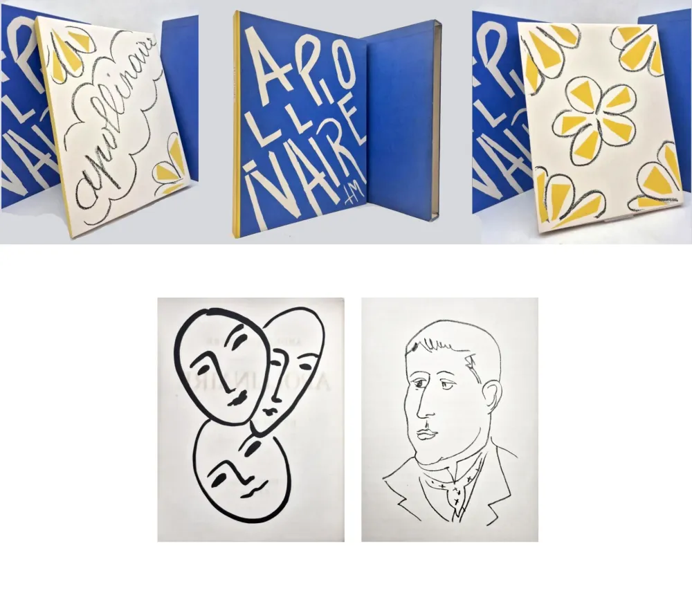 插图书 Matisse - A. Rouveyre. APOLLINAIRE. Papiers découpés et lithographies de Matisse (1952)