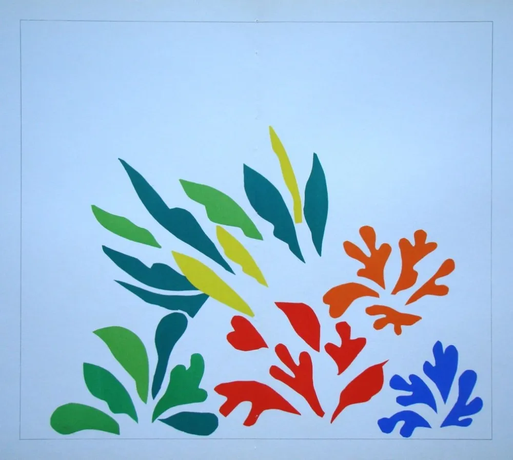 石版画 Matisse (After) - Acanthes