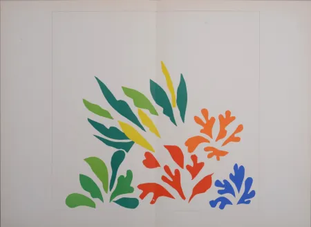 石版画 Matisse (After) - Acanthes, 1958