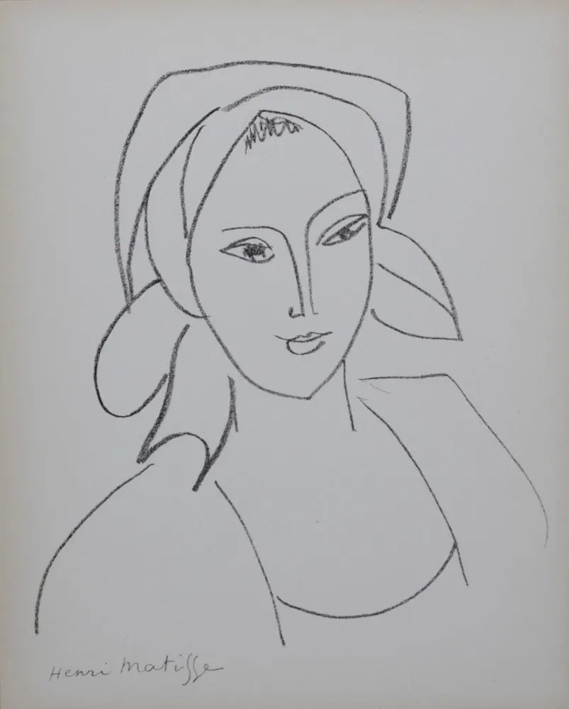 石版画 Matisse (After) - Catherinette